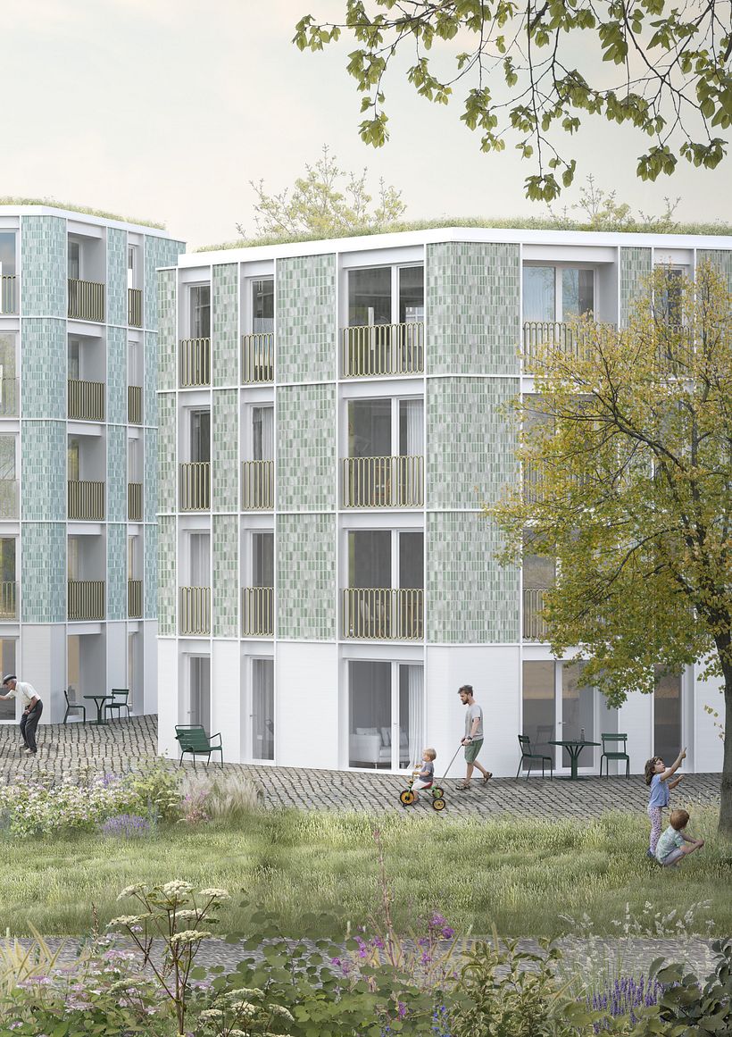 Social Housing in the otskirts of Zurich, Switzerland for +Studio 3