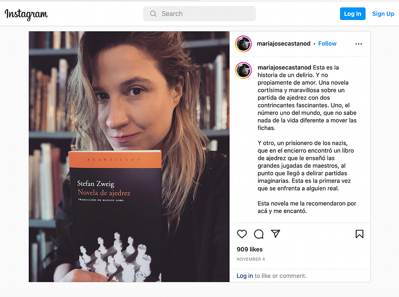 Creación de contenidos y recomendaciones literarias para redes sociales 4
