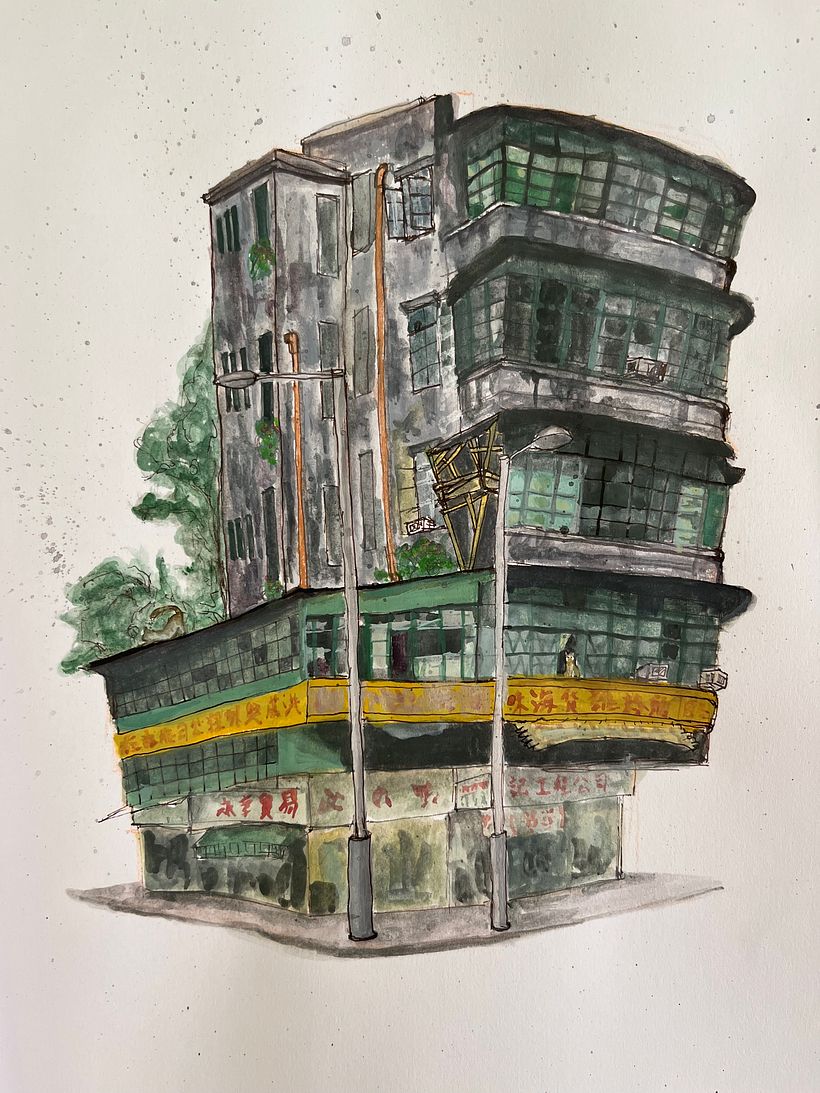 My project for course: Expressive Architectural Sketching with Colored Markers 1
