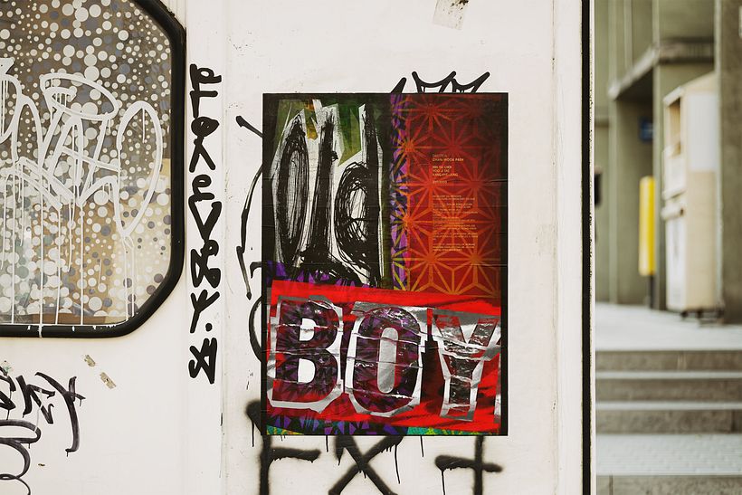 Mi proyecto del curso: Diseño de carteles tipográficos experimentales- OLDBOY FILM 1
