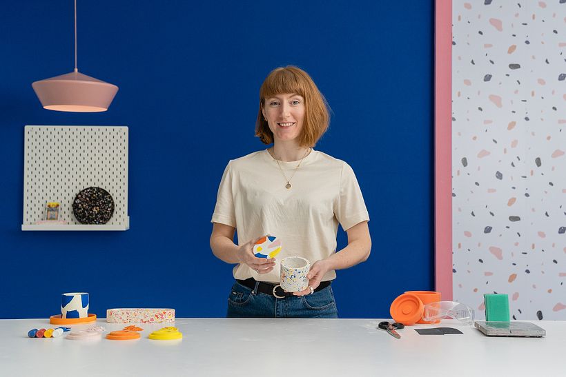 Creating a Terrazzo Home Accessories with Jesmonite Resin 1