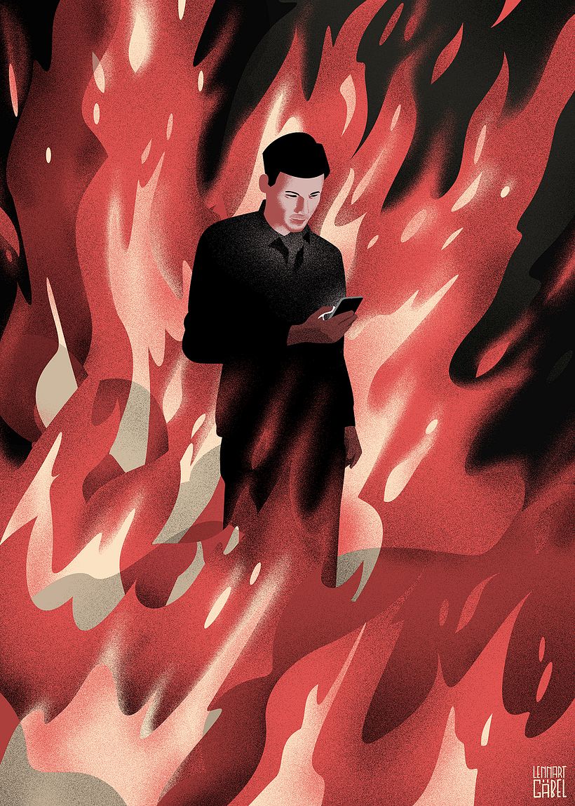 "Doomscrolling" for stern magazine 1
