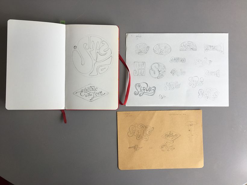 Exploration and final sketch
