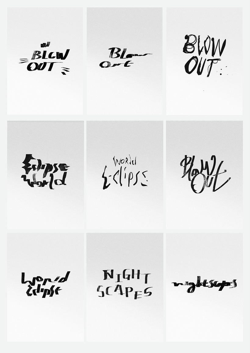 Lots and lots of sketching and experimentation