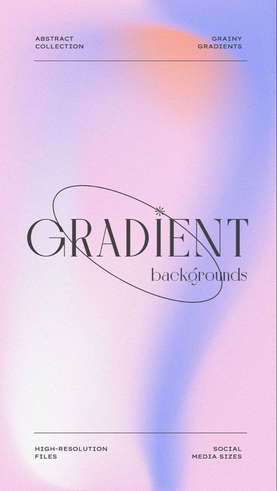Gradient design example, one of the trends that will not be seen next year.