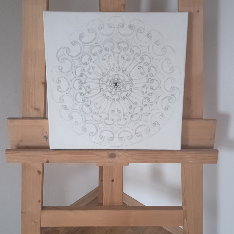 My project for course: Painting Acrylic Mandalas with Professional Techniques 6