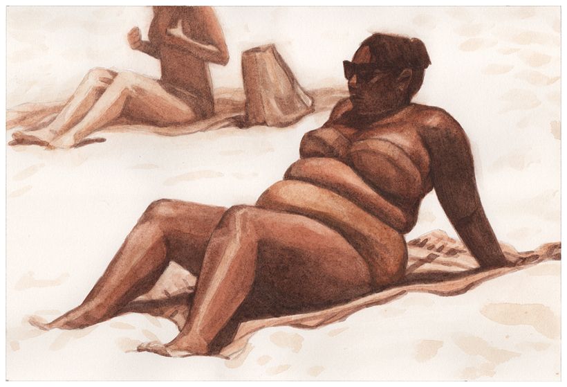 Sepia study.