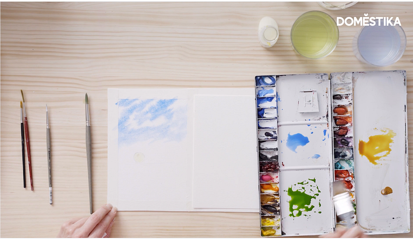 Illustration Tutorial: How to Paint a Watercolor Background