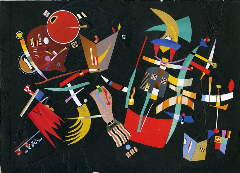 Vibraciones del Alma - 2015 - Collage: papel sobre cartulina - 21 x 30 cm.