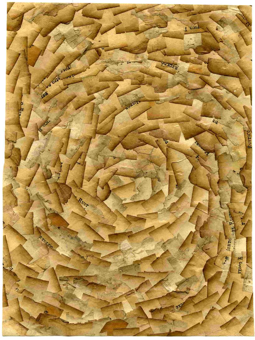 Chiasmage Espiral - 2018 - Collage: papel sobre cartulina - 19 x 26 cm.
