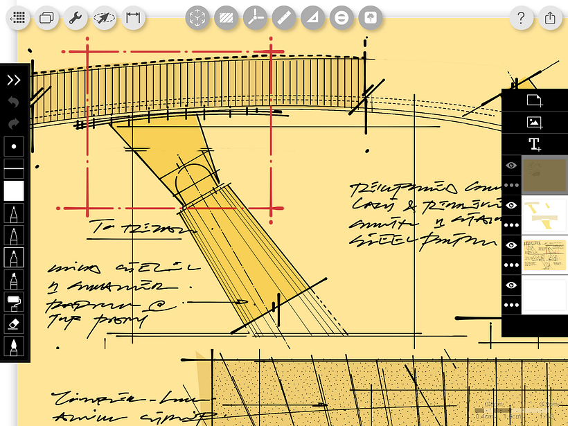 Barajas Airport Detail Study Sketches 3