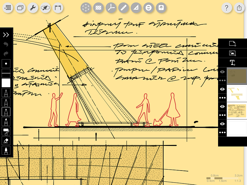 Barajas Airport Detail Study Sketches 4