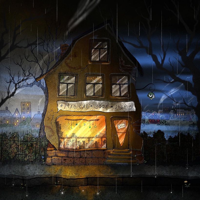 Mein Abschlussprojekt für den Kurs: Stimmungsvolle digitale Illustration mit Procreate 5