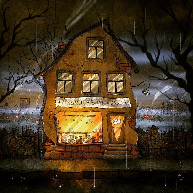 Mein Abschlussprojekt für den Kurs: Stimmungsvolle digitale Illustration mit Procreate 8