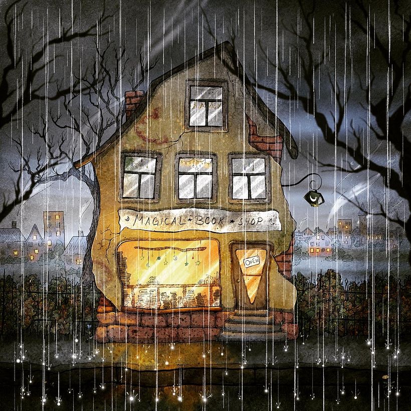 Mein Abschlussprojekt für den Kurs: Stimmungsvolle digitale Illustration mit Procreate 9