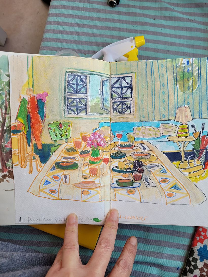 My project for course: Gouache Techniques for Sketchbook Illustration 1