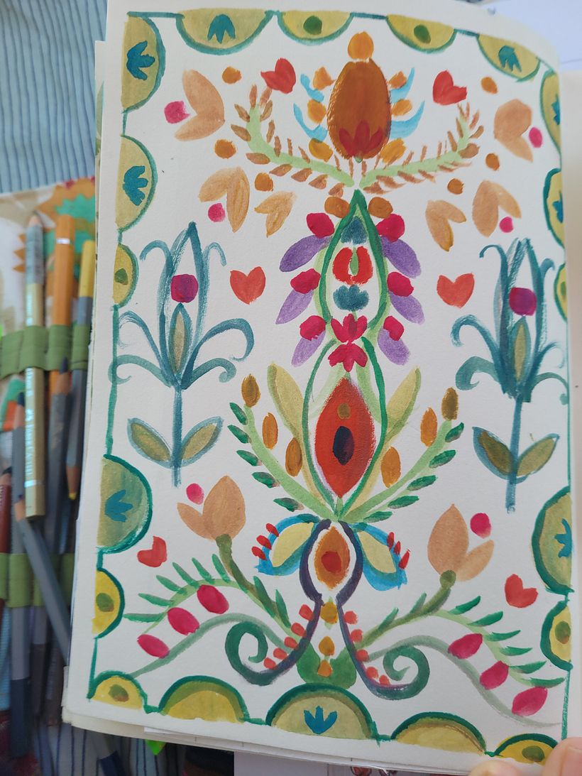 My project for course: Gouache Techniques for Sketchbook Illustration 2