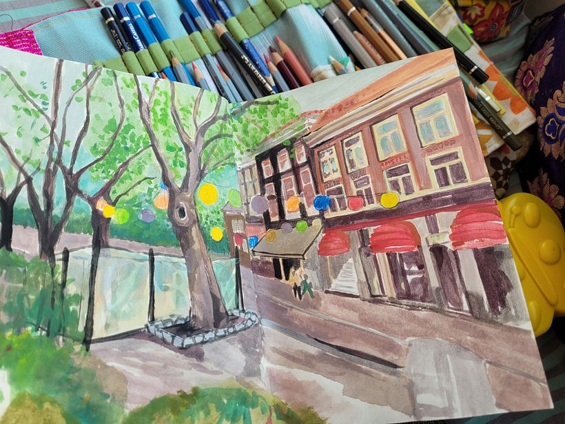 My project for course: Gouache Techniques for Sketchbook Illustration 4