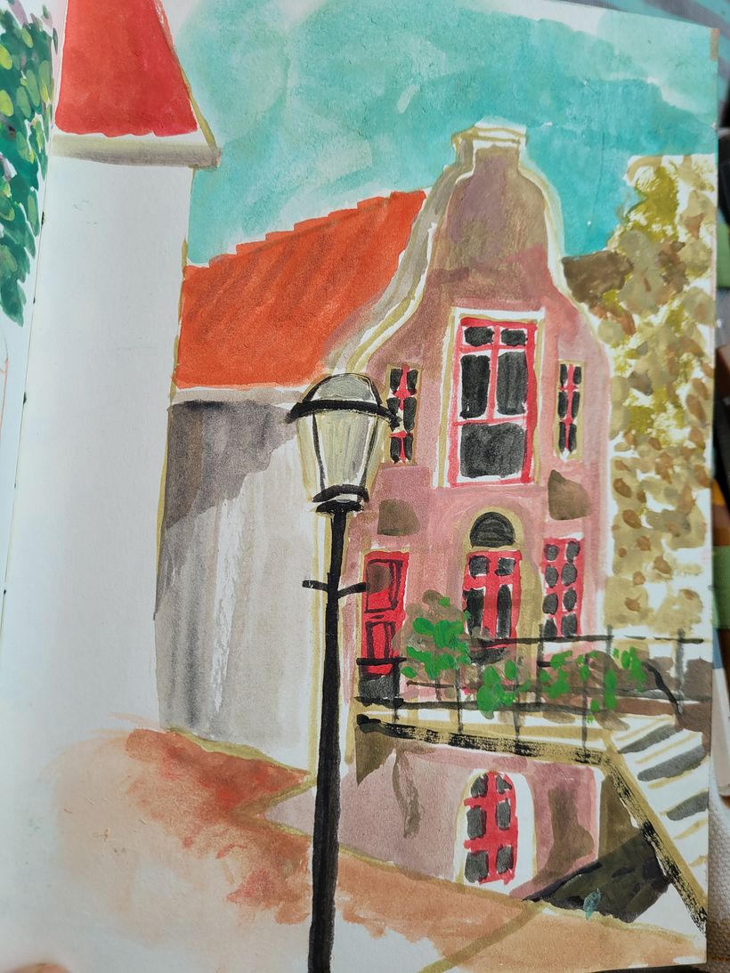 My project for course: Gouache Techniques for Sketchbook Illustration 6