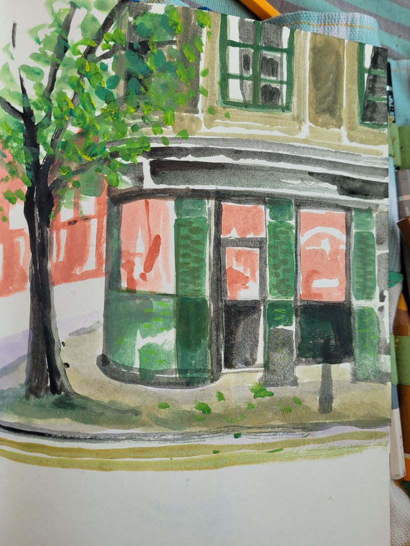 My project for course: Gouache Techniques for Sketchbook Illustration 7