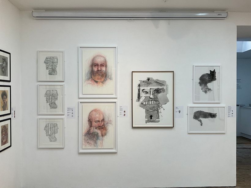 My Drawings exhibiting at Bermondsey Project Space, London - Ilustración tradicional