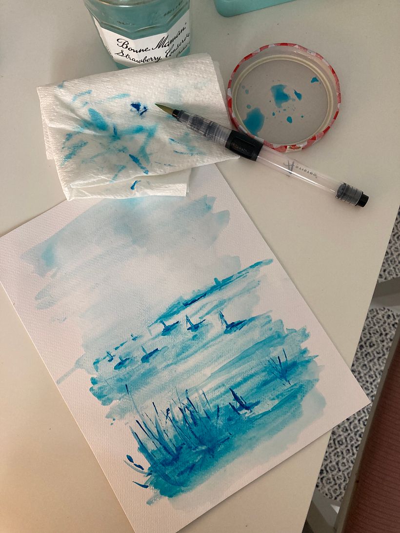 My project for course: Creative Watercolor Sketching for Beginners 2