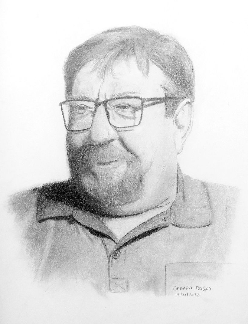 Mi proyecto del curso: Retrato realista con lápiz de grafito 1