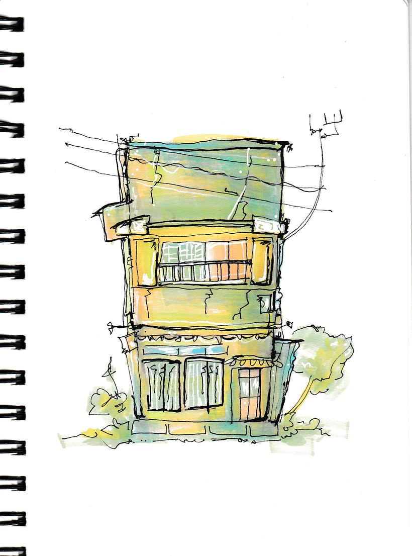 My project for course: Expressive Architectural Sketching with Colored Markers 3