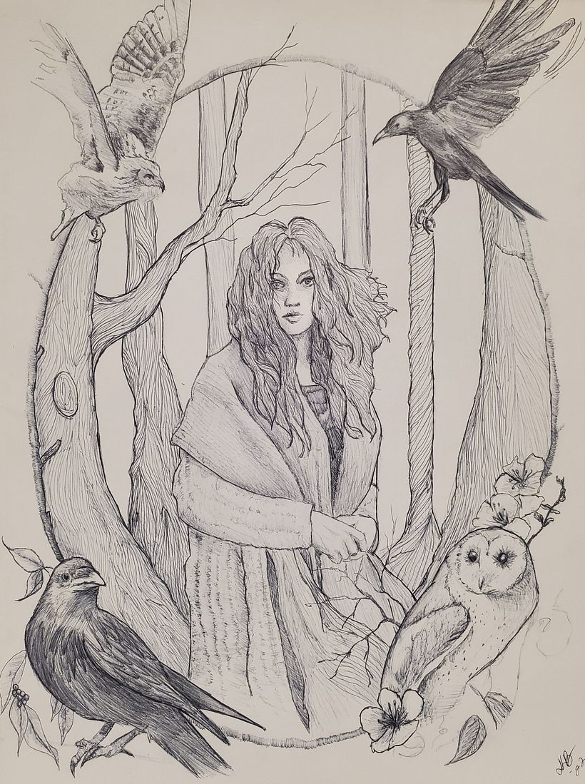 My project for course: Artistic Drawing with Ink 2