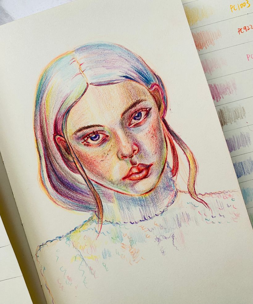 My project for course: Vibrant Portrait Drawing with Colored Pencils_Update 06 Dec 9