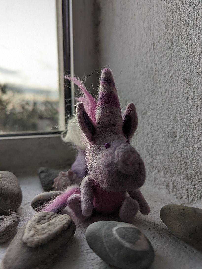 Felted Hippocorn 1