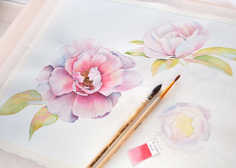 Watercolor Florals and Fruits for Monarte 2