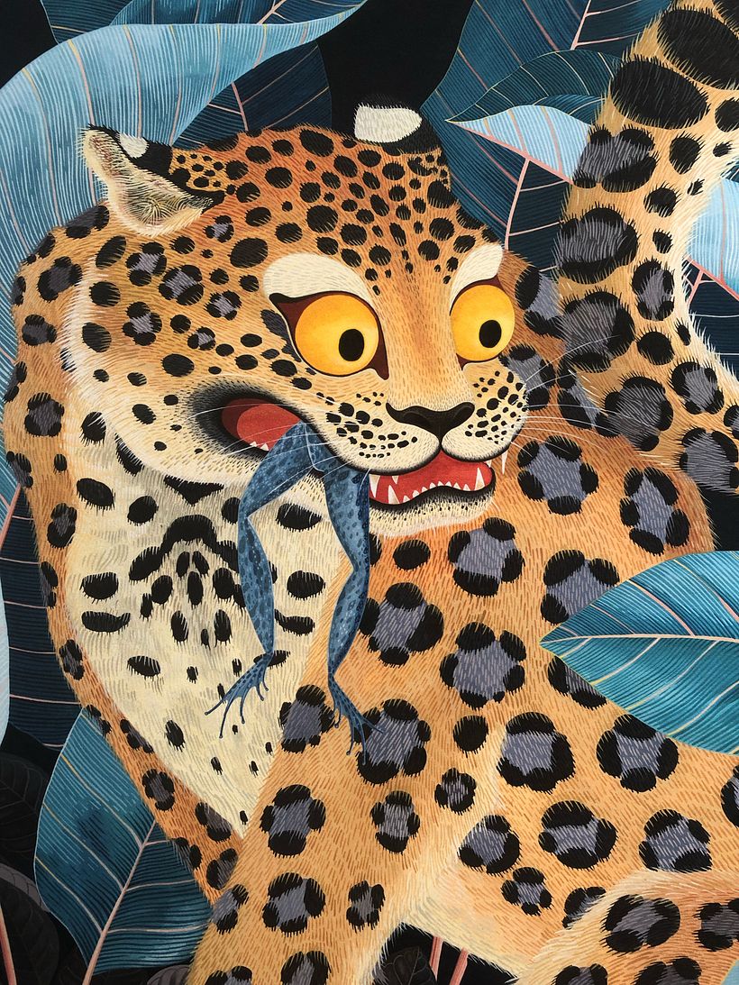 Close up of leopard 