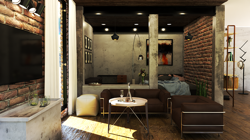 proyectos de renderizado de interiores  6