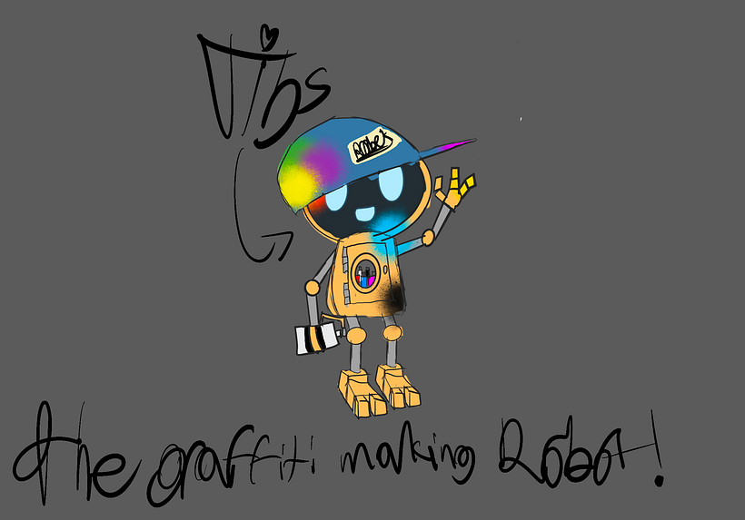 The Original Sketchy Concept art for Tibs