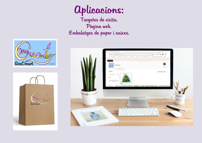 Proyecto de diseño de marca con retícula 8