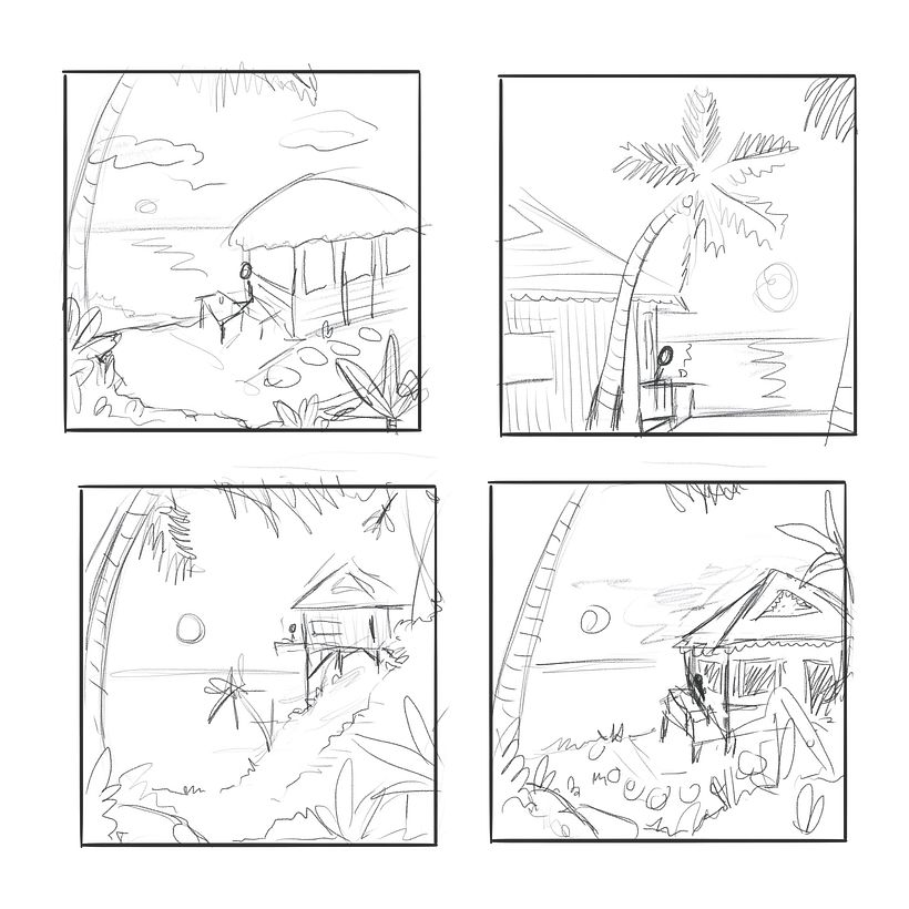My project for course: Moody Digital Illustration Tropical 2