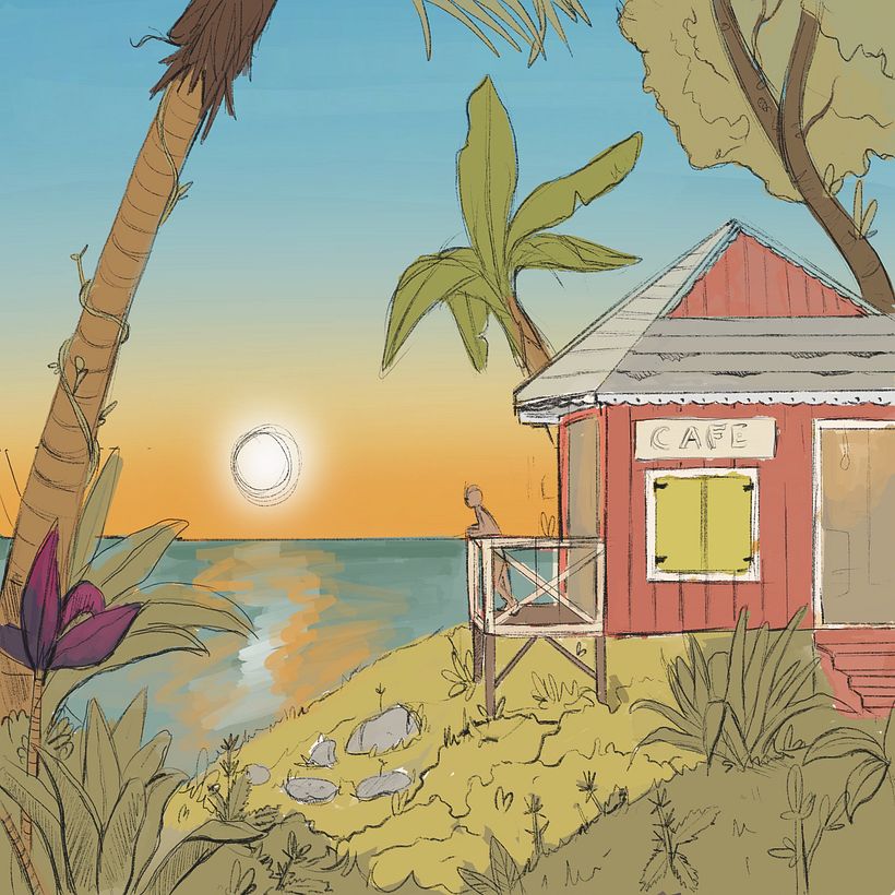 My project for course: Moody Digital Illustration Tropical 3