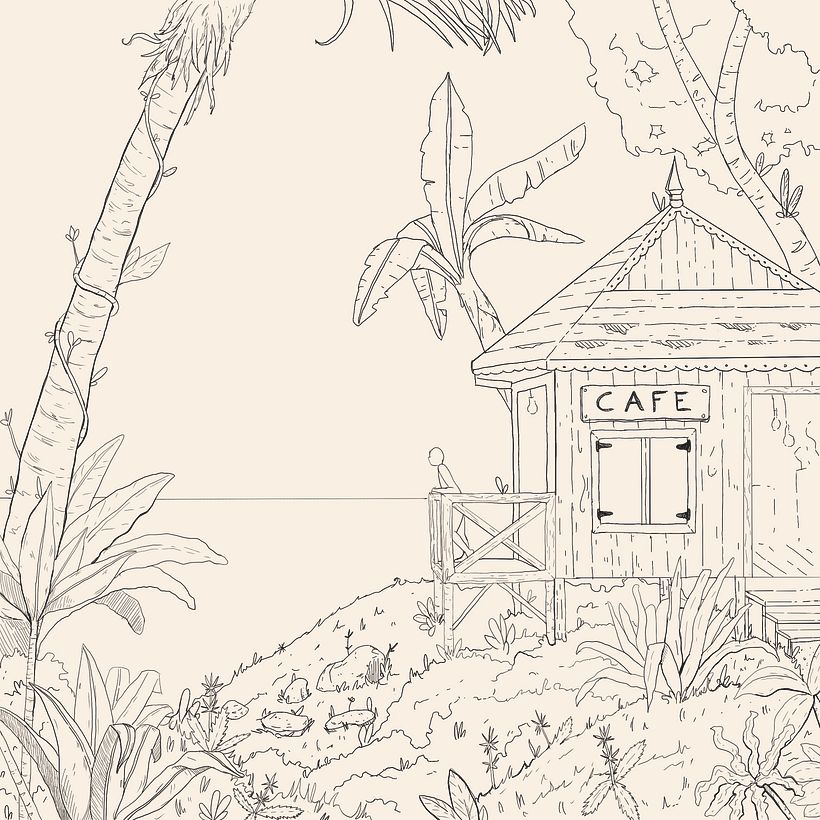 My project for course: Moody Digital Illustration Tropical 4