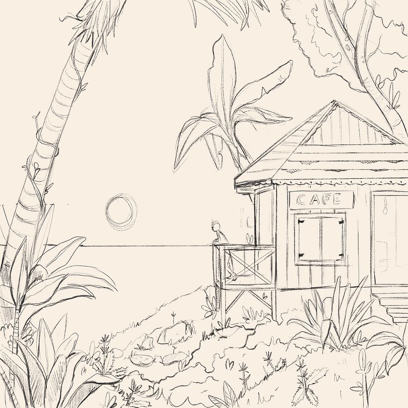 My project for course: Moody Digital Illustration Tropical 7