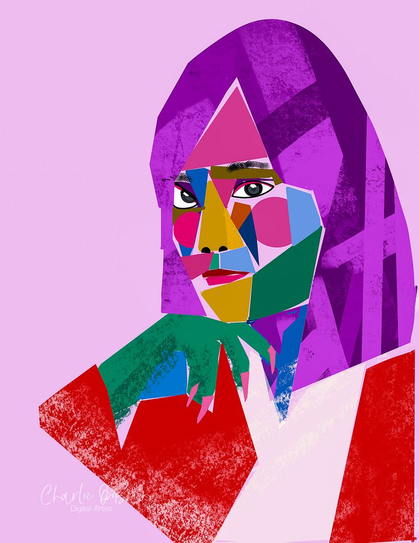 My project for course: Geometric Portraits with Procreate 3