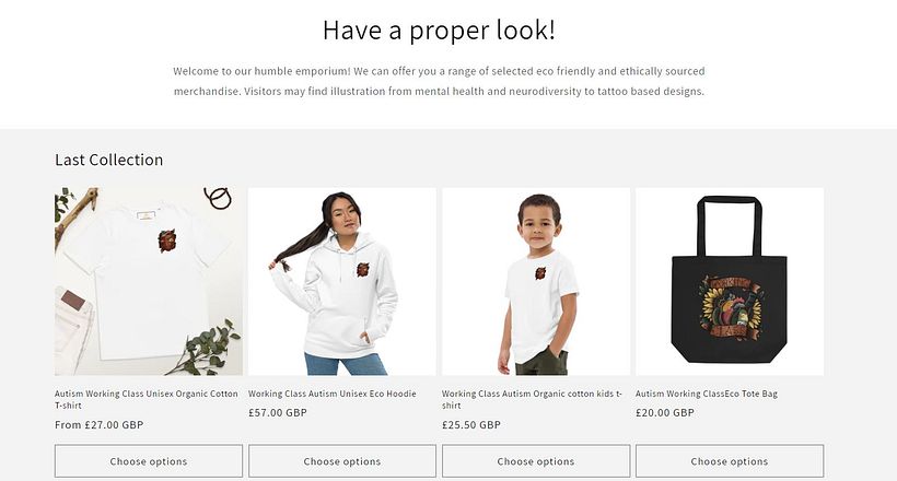 O'Cam Illustration: Ethically sourced merchandising 4