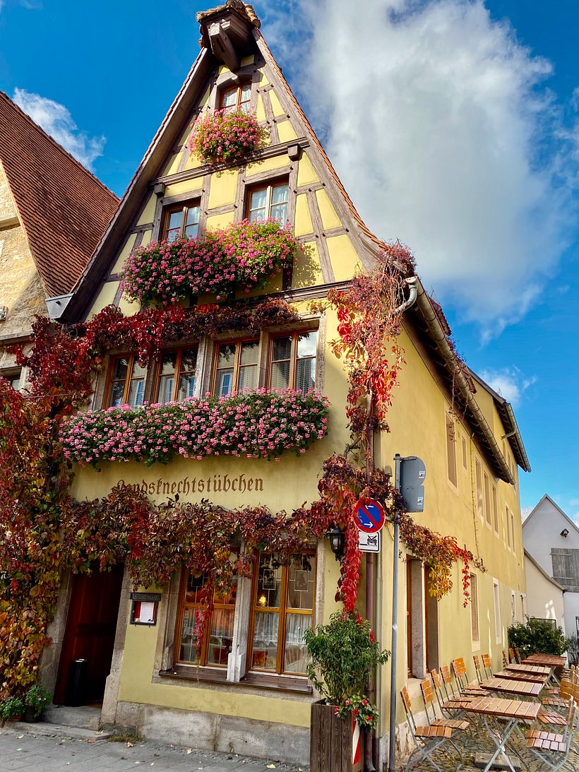 Typical house in Rothenburg , Germany  3