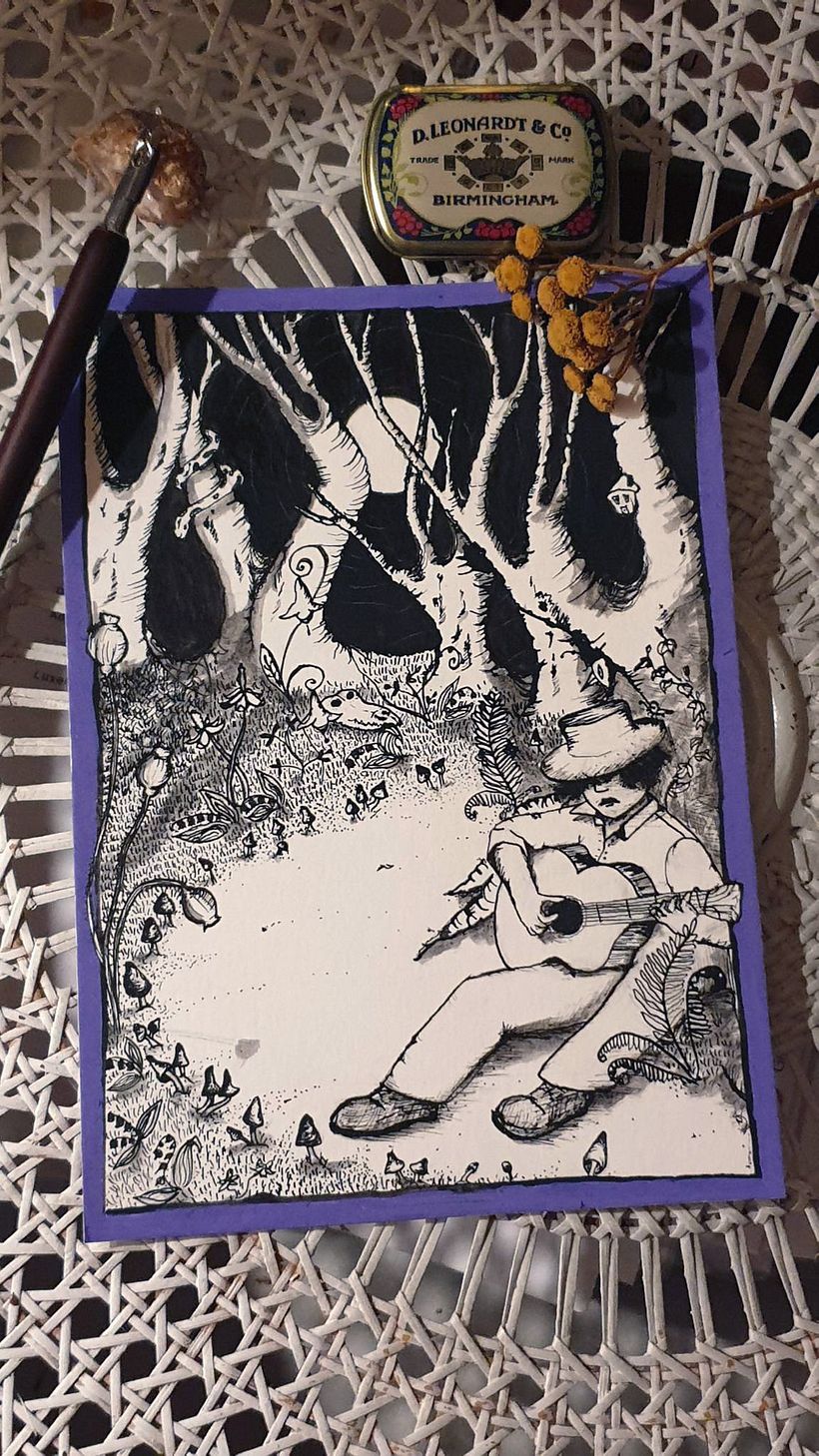 My project for course: Fairy-Tale Illustration with Pen and Ink 3