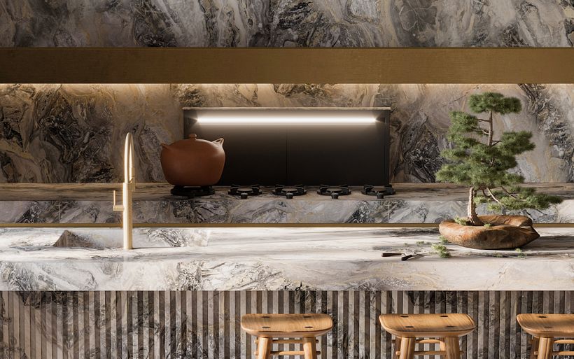 Detalle de cocina - Torre Kumir