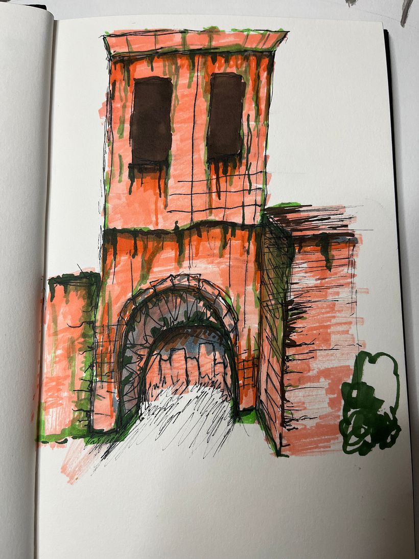 My project for course: Expressive Architectural Sketching with Colored Markers 1