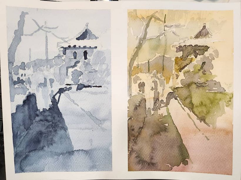 My project for course: Watercolor Fundamentals: Light and Color 1