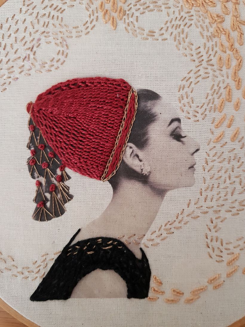 My project in Photo Embroidery on Fabric course 2