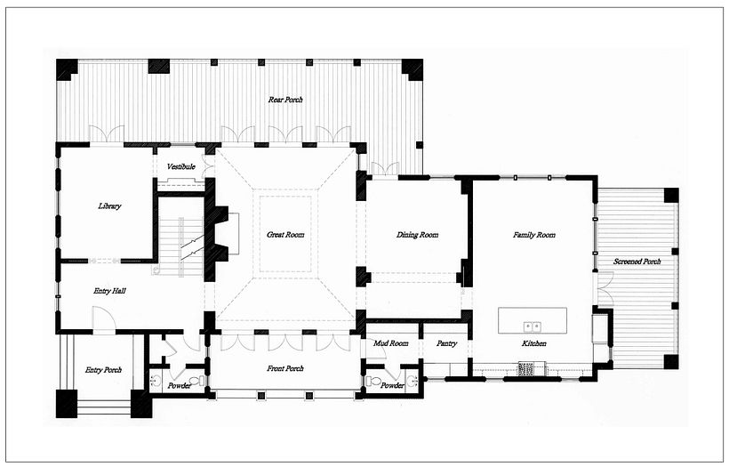 Designer Show House for Town & Country Magazine | Donald M. Rattner, Architect 8