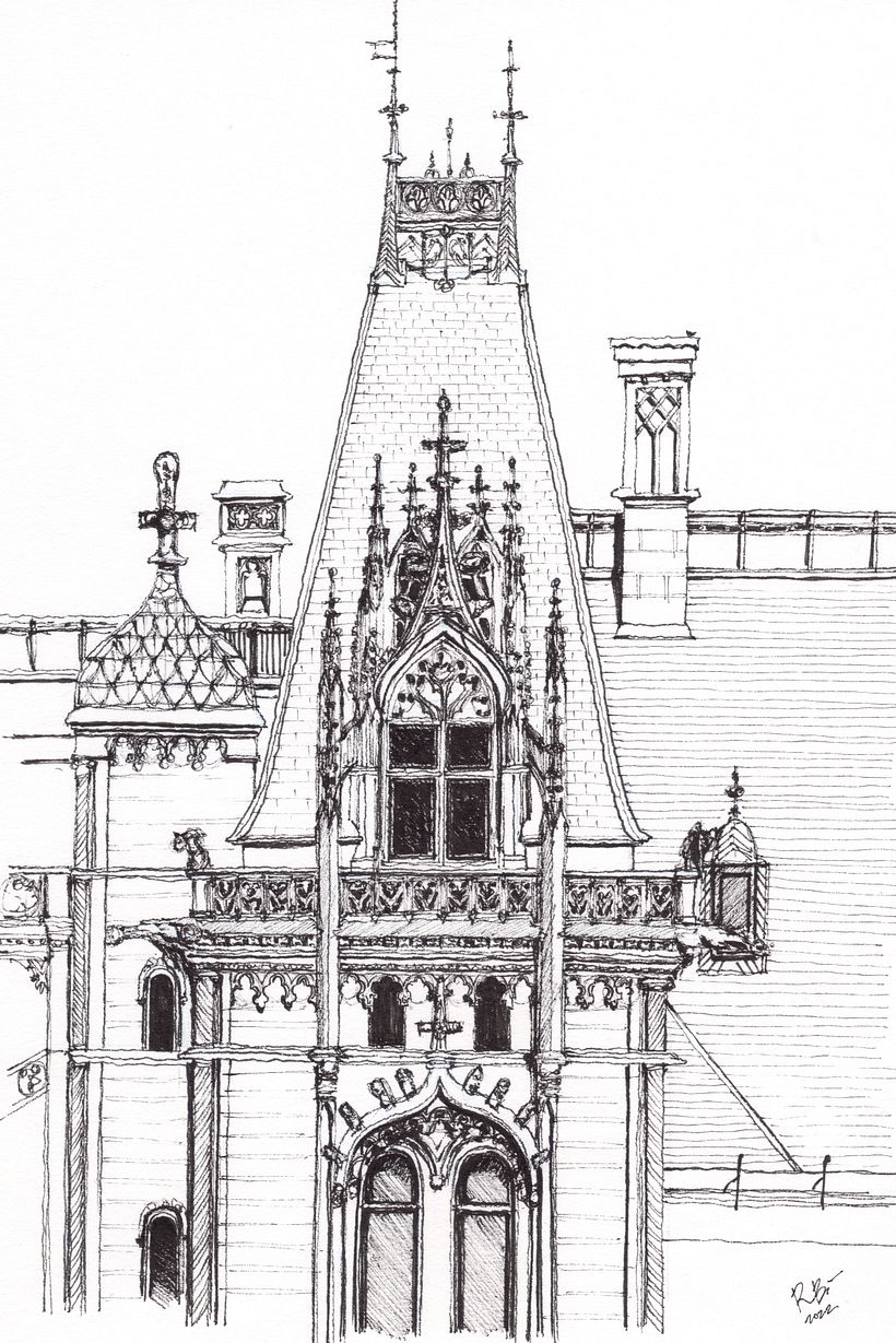 Detalle de la fachada principal